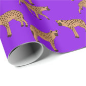 Papier Cadeau Spotted Hyenas (Coin rond)