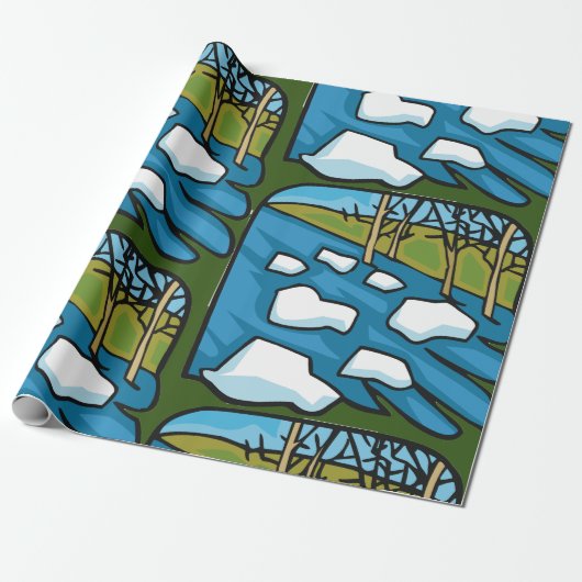 Papier Cadeau Spring (Déroulé)