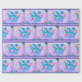 Papier Cadeau Spring Time Heart - Kids Art pour CHOC (Plat)