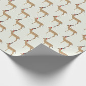 Papier Cadeau Springbok de Noël (Coin)