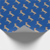 Papier Cadeau Springbok de Noël (Coin)
