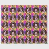 Papier Cadeau Springer Spaniel Anglais           (Plat)