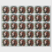 Papier Cadeau Springer Spaniel Chien Art (Plat)