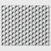 Papier Cadeau Springer Spaniel Chien Vintage Art (Plat)