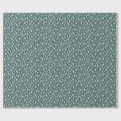 Papier Cadeau Spruce Green Tiny Trees Motif de vacances (Plat)