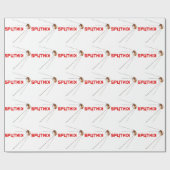 Papier Cadeau SPUTNIK - espace/russie/union soviétique/technolog (Plat)