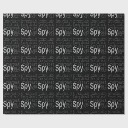 Papier Cadeau Spy (Plat)