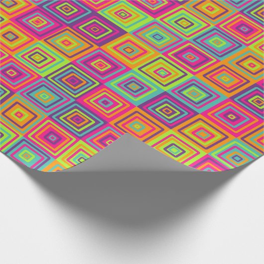 Papier Cadeau Squares (Coin)