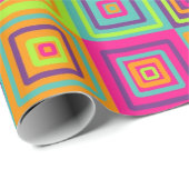 Papier Cadeau Squares (Coin rond)