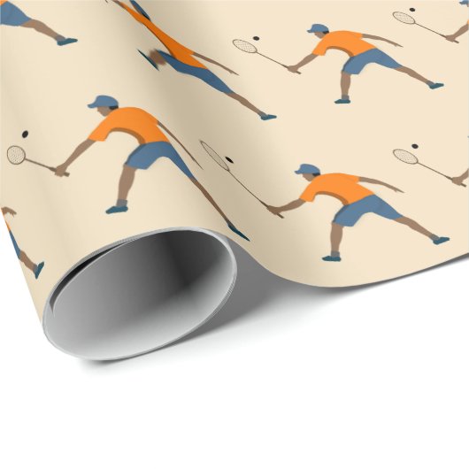 Papier Cadeau Squash (Coin rond)