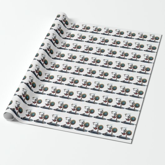 Papier Cadeau squelette (Déroulé)