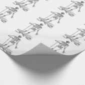 Papier Cadeau Squelette (Coin)