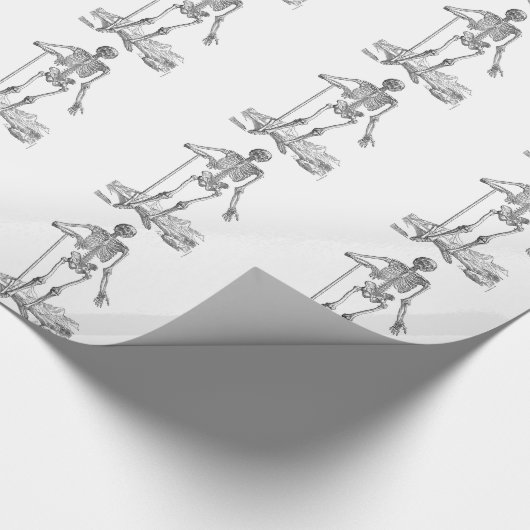 Papier Cadeau Squelette (Coin)