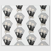 Papier Cadeau Squelette (Plat)