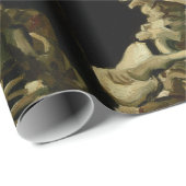 Papier Cadeau Squelette avec une cigarette allumée de Vincent Va (Coin rond)