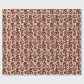 Papier Cadeau Squelette botanique (Plat)