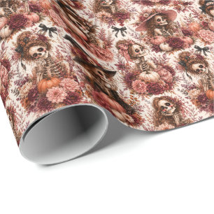 Papier Cadeau Squelette botanique
