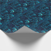 Papier Cadeau Squelette de donjon effrayant D&D Mort-vivant (Coin)