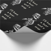 Papier Cadeau Squelette de soif (Coin)