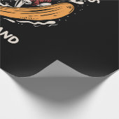 Papier Cadeau squelette-père Noël-snowboard-neige-hiver-ti (Coin)