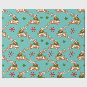 Papier Cadeau Squelette Reindeer Gingpain homme