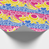 Papier Cadeau Squiggles de la fierté Pan (Coin)