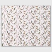 Papier Cadeau Squirrels Peppermint Wrapping Paper (Plat)