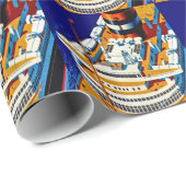 Papier Cadeau SS Nieuw Amsterdam (Coin rond)