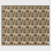 Papier Cadeau St Anthony de Padoue avec le bébé Jésus (Plat)