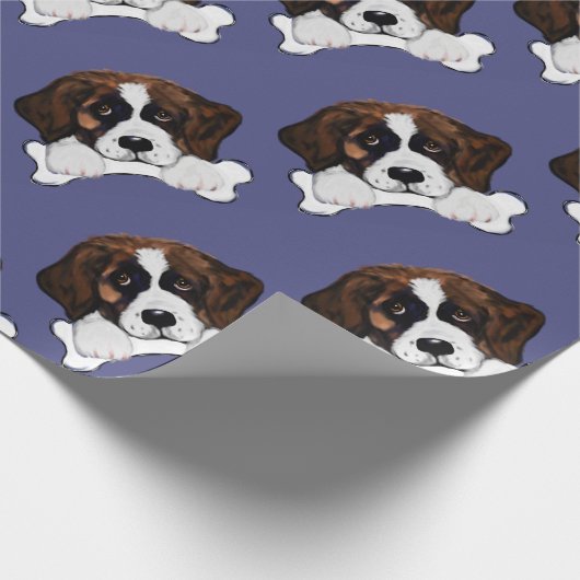 Papier Cadeau St Bernard (Coin)