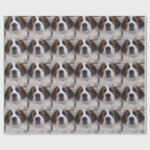 Papier Cadeau St Bernard (Plat)