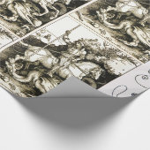 PAPIER CADEAU ST GEORGE ET DRAGON (Coin)