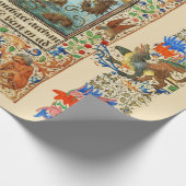 Papier Cadeau ST. MICHAEL ARCHANGEL ET DRAGON Miniature flamande (Coin)