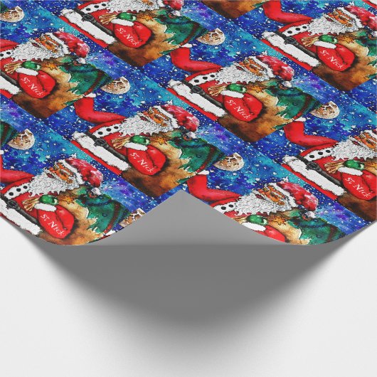 Papier Cadeau St Nick (Coin)