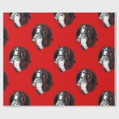 Papier Cadeau st nick krampus (Plat)