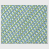 PAPIER CADEAU ST. PATRICK'S IRISH EWE & SHAMROCK WRAPPER PAPER (Plat)