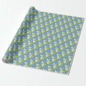 PAPIER CADEAU ST. PATRICK'S IRISH EWE & SHAMROCK WRAPPER PAPER (Déroulé)