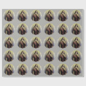 Papier Cadeau St Therese la petite fleur décorative (Plat)