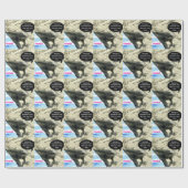 Papier Cadeau St Thomas USVI, Iguana sur la plage (Plat)