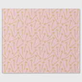 Papier Cadeau Stade Cute Sinterklaas de rose clair (Plat)