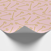 Papier Cadeau Stade Cute Sinterklaas de rose clair (Coin)