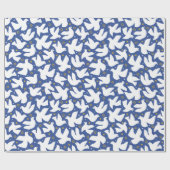 Papier Cadeau Star de la colombe bleue de David Hanoukka (Plat)