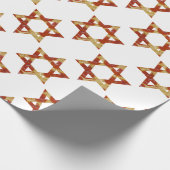 Papier Cadeau star de la pizza de david (Coin)