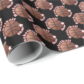 Papier Cadeau Star du basket-ball (Coin rond)