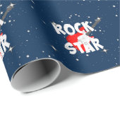Papier Cadeau "Star du Rock" (Coin rond)