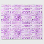 Papier Cadeau Star Grid Pattern (Plat)