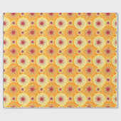 Papier Cadeau Starburbs et pingwheel, safran et raisin (Plat)