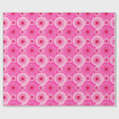 Papier Cadeau Starburbs et pinwheel, fuchsia rose & maron (Plat)