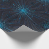 Papier Cadeau Starburst bleu (Coin)