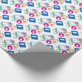 Papier Cadeau Starburst Geometric (Coin)